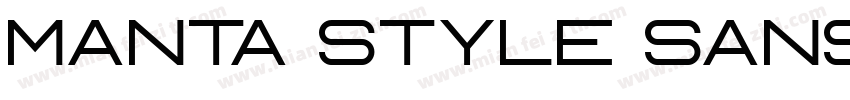 Manta Style Sans Rough字体转换
